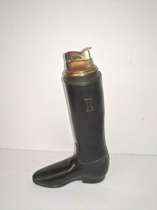 Vintage Equestrian English Horse Riding Boot Cordova Leather Lighter 8.  5