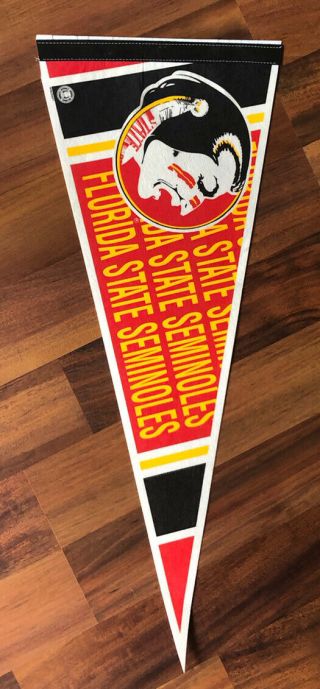 Vintage Florida State Seminoles 30” College Football Pennant Banner