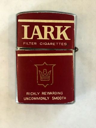 Rare Vintage Lark Cigarette Lighter By Continental
