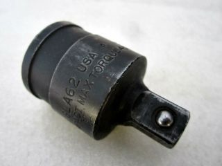 Vintage Snap - On 3/4 " Drive To 1/2 " Drive Reducer Adapter Gla62 Made In Usa
