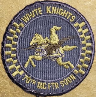 Usaf 70th Tactical Fighter Squadron: Moody Afb,  Ga White Knights Subdued Vintage