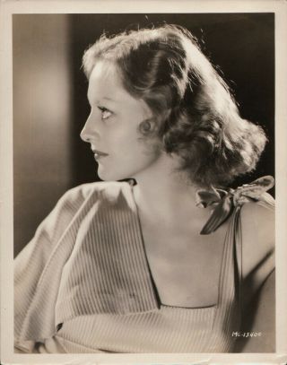 Joan Crawford Vintage 1931 Hurrell Mgm Portrait Profile Photo