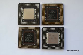 Socket 7 Intel Pentium Mmx 166mhz Processor Cpu Fv80503166 Sl27h 2.  8v