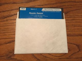 Reader Rabbit The Learning Company Ibm 5.  25 " Floppy Disk Only