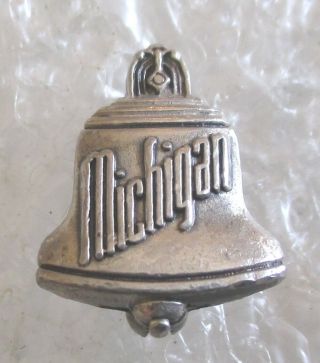 Vintage Michigan Bell Telephone Company Employee Service Award Pin - Sterling