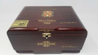 Rare Estate Reserve Fuente Fuente Opus X Double Robusto Empty Cigar Box 1992