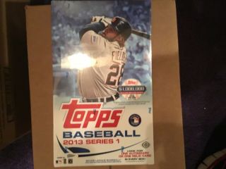 2013 Topps Series One Baseball Box Look 4 Auto/relics Possible Trout?