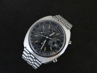 Vintage Omega Speedsonic F300hz Chronograph Chronometer Steel 188.  002