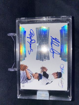 2017 Panini Flawless Nolan Ryan And Roger Clemens Dual Auto Autograph 17/20