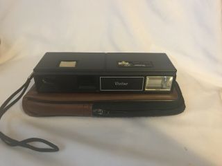 Vivitar 600 Vintage Point And Shoot Pocket Camera With Case