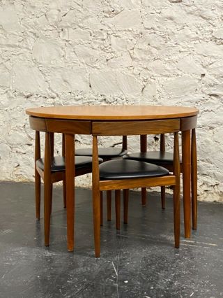 1960s Danish Teak Dining Table and Chairs by Hans Olsen for Frem Rojle WE SHIP 2