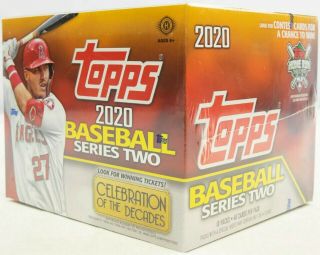 2020 Topps Series 2 Hta Jumbo Factory Hobby Baseball Cards Box