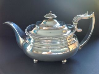Paul Storr Antique Georgian Sterling Silver Teapot - 1817
