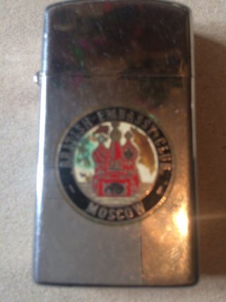 British Embassy Club Moscow Zippo Lighter