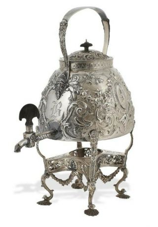 George III Sterling Silver Tea Urn London 1794 Robert Sharp 3