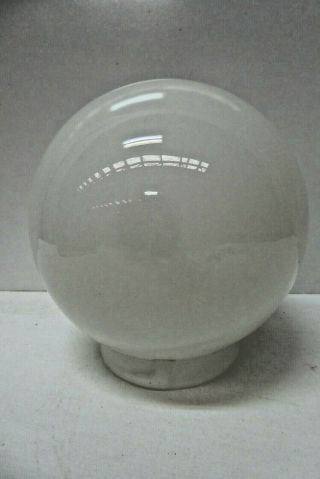 Vintage Art Deco White Ball Glass Light Shade Screw Mount