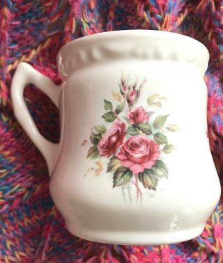 Vintage Victorian Athena Rose Rhapsody Decorative Cup Holder Bathroom Accessory