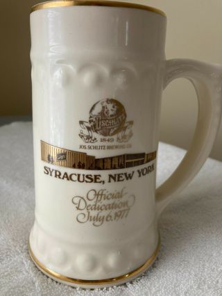 Schlitz Vintage Mug - Syracuse Ny Brewery Grand Opening 1977