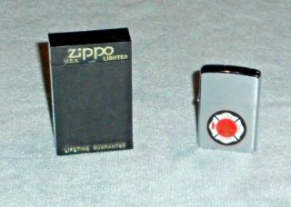 Zippo Lighter Fire Department Maltese Cross Shield With Case And
