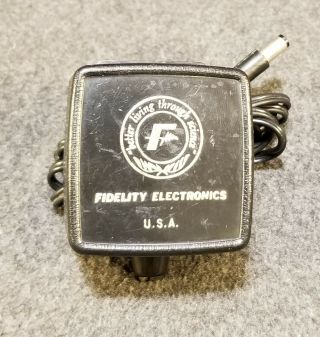 Vintage Fidelity Electronics Usa Power Supply Ac Adapter Pnp 695
