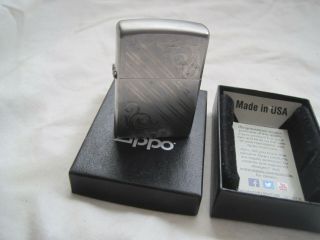 Boxed Silver Cigarette Lighter By E Zippo 15 Bradford Pa Tobacco