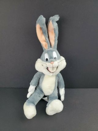 Warner Bros 1991 Bugs Bunny 15” Plush Stuffed Animal Rabbit Vintage Looney Tunes