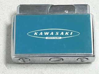 Antique Cigarette Lighter Kbl500 Prince Pat 412770 Advertising Kawasaki