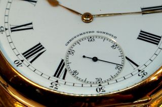 Antique Heavy Rio Chronometro Gondolo Patek Philippe 129 Grams 18k Solid Gold