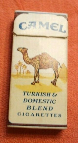 Vintage Camel Cigarette Sample 5 Pack Flip Top Box Not Empty