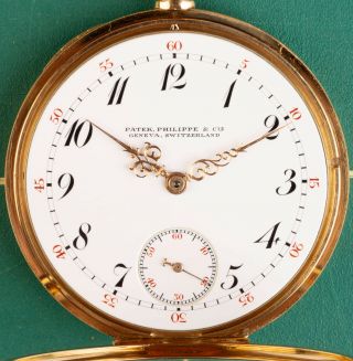 Antique Patek Philippe & Cie 18k Gold 18 Jewels Pocket Watch Fully Signed Ticks 2