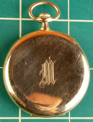 Antique Patek Philippe & Cie 18k Gold 18 Jewels Pocket Watch Fully Signed Ticks 3