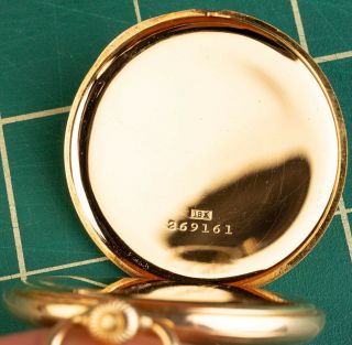 Antique Patek Philippe & Cie 18k Gold 18 Jewels Pocket Watch Fully Signed Ticks 5
