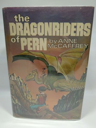 Vintage Trilogy The Dragonriders Of Pern By Anne Mccaffrey Book Club Edtion 1978