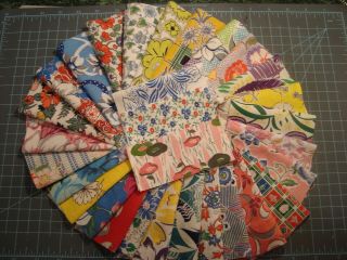 Quilters Dream 30 Piece Vintage Feedsack Fabric Assortment Quilts Or Crafting B
