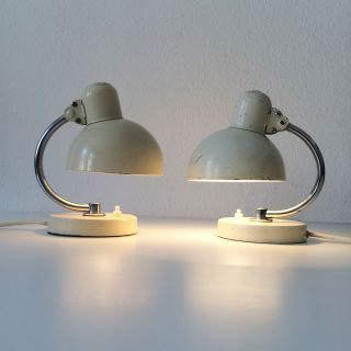 KAISER IDELL 6722 Table Lamps CHRISTIAN DELL modernist BAUHAUS Art Deco 3