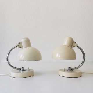 KAISER IDELL 6722 Table Lamps CHRISTIAN DELL modernist BAUHAUS Art Deco 6