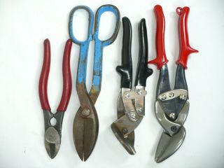 [4] Vintage " Lever / Tin Snips - Sears,  Leverage Tool Co.  Collectibles - L@@k