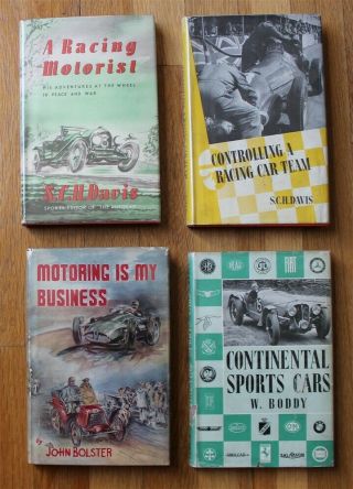 British Vintage Sports Car Book Set Of 4 1950s Uk European Racing Race