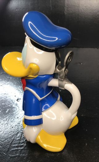 Vintage Donald Duck Disney Tankard Stein First In Series Ceramarte 2