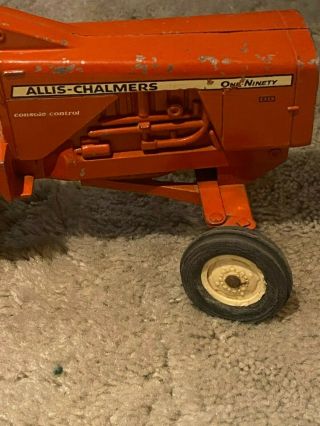 Vintage Ertl Allis - Chalmers 190 Diecast Metal Tractor 1:16 Scale