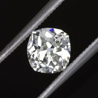 G - H Si1 Old Mine Cut Diamond 0.  67ct Vintage Antique Natural Engagement Loose Omc