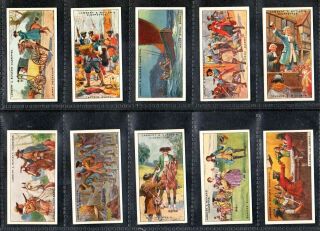 1926 Lambert & Butler Pirates & Highwaymen Full Set Of 25 Cigarette Cards Exc,