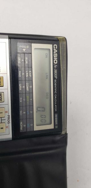 Vintage Casio fx - 3800P Scientific Calculator - made in Japan (80s classic) ✅ 2