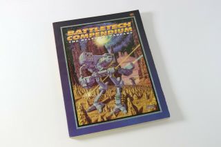 Vintage 1691 Fasa Battletech Compendium The Rules Of Warfare Game Book