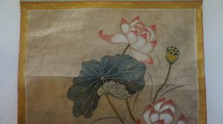 Very Fine Large Korean Joseon Dynasty Min Hwa Jung Mool Do Still Life Painting 5