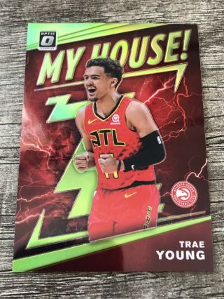 2019 - 20 Optic Trae Young My House Lime Green Prizm 9/149