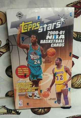 2000 - 01 Topps Stars Basketball Box Factory Hobby