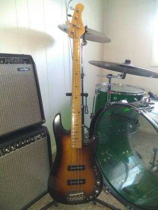Vintage 1983 G&l Sb - 2 Bass Guitar By Leo Fender,  Plays Great,  Well Loved