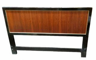 1021 - 601: Harvey Probber Mid - Century Queen - Size Rosewood Headboard