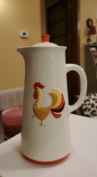 Howard Holt Vintage Country Home Decor Chicken/rooster Pitcher